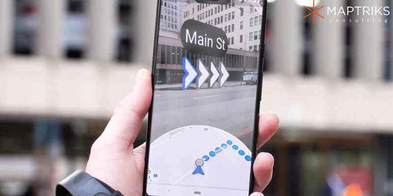 google maps, google haritalar görsellik, arttırılmış gerçeklik