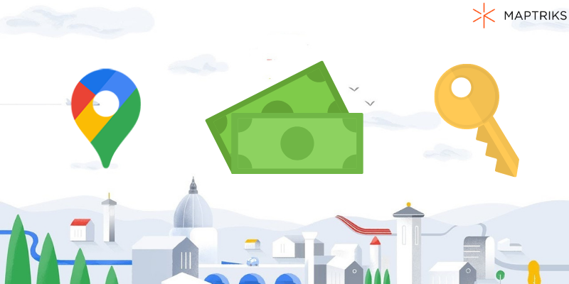 google maps api key ücreti